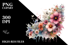 Splashing Flower, PNG Product Image 2