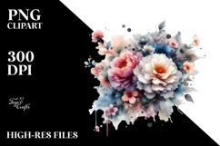 Splashing Flower, PNG Product Image 2