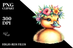 Cute Baby Duck, PNG Product Image 2