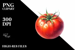Watercolor Tomato | Sublimation Clipart Product Image 3