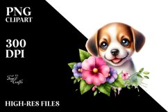 Smiling Babydog Impatiens | Sublimation | Clipart Product Image 3