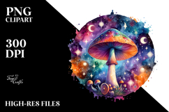 Vibrant Magical Celestial Mushroom Tarot Product Image 2