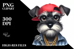 Hip Hop Singer with Wreath | Sublimation | Clipart Product Image 3
