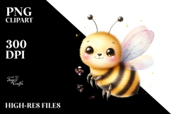 Baby Bee in a Bucket Clipart Product Image 2