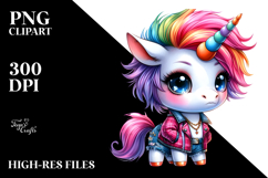 Cute Baby Unicorn PNG Product Image 2