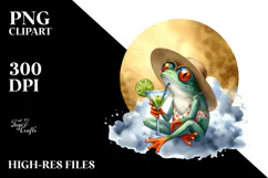 Frog in Beachwear, Transparent PNG Product Image 2