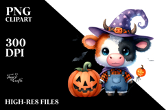 Cute Baby Cow Clipart Product Image 2