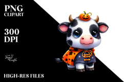 Cute Baby Cow Clipart Product Image 2