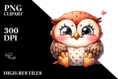 Cartoon Owl with Anthropomorphic Features Product Image 2