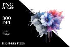 Splashing Flower, Transparent PNG Product Image 2
