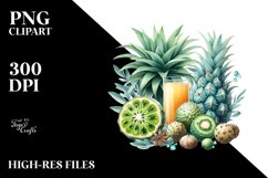 Watercolor Xigua Juice | Sublimation Clipart Product Image 3