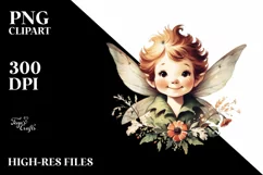 Excited Gothic Fairy PNG Product Image 1