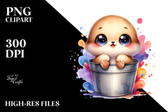 Cute Smiling in Recipient | Sublimation | Clipart Product Image 2