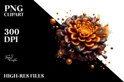 Abstract Marigold PNG Product Image 2