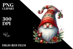 Detailed Christmass Gnome PNG Product Image 3