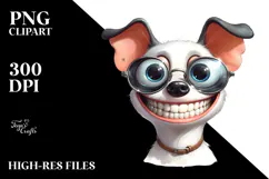 Exaggerated Chicken with Sunglasses PNG Product Image 2
