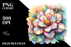 Wooden Stained Gardenia PNG Product Image 2