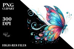 Colorful Butterfly Clipart Product Image 1