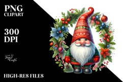 Vibrant Christmass Gnome PNG Product Image 3