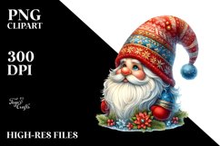 Vibrant Christmass Gnome PNG Product Image 1