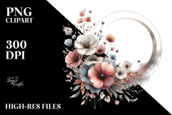 Cute Spring Flower Painting, High-Res PNG Product Image 2