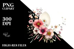 Cute Spring Flower Painting, High-Res PNG Product Image 2