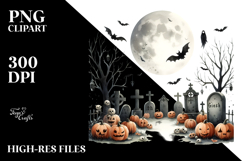 Simple Graveyard PNG Product Image 2