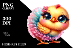 Vibrant Goofy Cute Chicken PNG Product Image 2