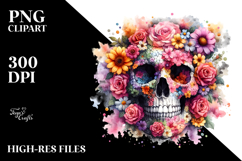 Colorful Skull, Transparent PNG Product Image 2