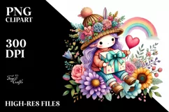 Boho Gift on Flower Pastel PNG Product Image 2