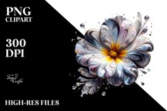 Abstract Glossy Primrose | Sublimation Clipart Product Image 3