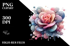 Rose made of Retro Frame PNG Product Image 2