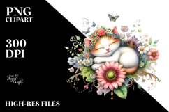 Whimsical Baby Cat PNG Product Image 2