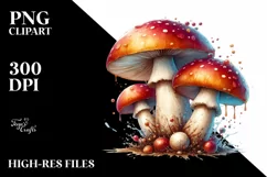 Detailed Glossy Mushroom, Transparent PNG Product Image 3
