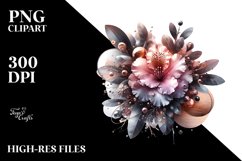 Shiny Rhododendron Abstract | Sublimation | Clipart Product Image 3