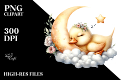 Whimsical Baby Duck PNG Product Image 2