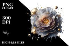 Abstract Ranunculus PNG Product Image 2