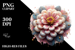 Abstract y Zinnia, Transparent PNG Product Image 2