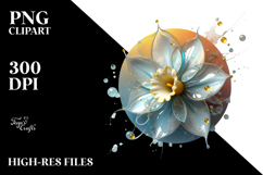 Abstract Daffodil PNG Product Image 2