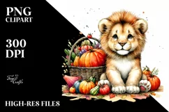 Colorful Hummingbird Basket Clipart Product Image 3