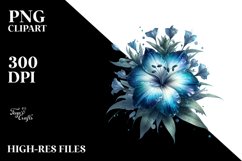 Glossy Lobelia | Sublimation | Clipart Product Image 1