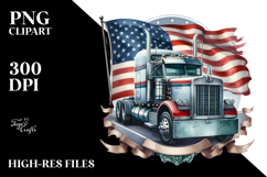 Vintage Semi Truck with Ribbons, 20 oz Tumbler Product Image 2