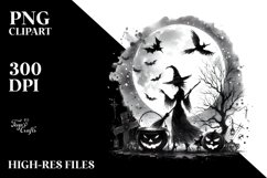 a Watercolor Style Simplistic Halloween PNG Product Image 1