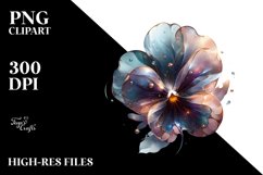 Abstract Shiny Pansy Like Material | Sublimation Clipart Product Image 3