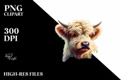 Colorful Baby Highland Cow in Jungle Product Image 3