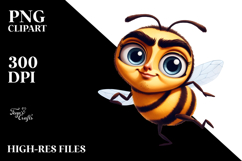 Silly Goofy Bee PNG Product Image 2
