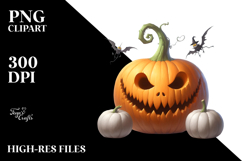Funny Jack-o&#039;-lantern Digital Painting Product Image 2