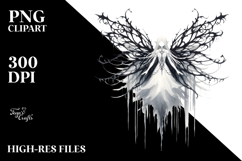 Simple Gothic Fairy PNG Product Image 2