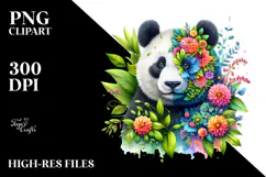 Vibrant Watercolor Panda, 20 oz Tumbler Product Image 2