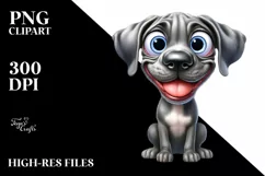 Funny Great Dane with Big Popping Eyes | Sublimation | Product Image 1